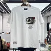メンズTシャツ春/夏のレジャーコスミックスペース印刷ラウンドネックTシャツカップル230410