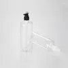 Storage Bottles 500ML X 20 Transparent Empty Personal Care PET Pump Cosmetics Lotion Refillable Plastic For Shampoo Shower Gel