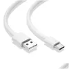 Mobiele telefoonkabels USB Type C Snel opladen Type-C voor Galaxy Mobiele drop-levering Mobiele telefoons Accessoires Mobiele telefoonaccessoires Dhosu