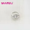 Cluster Rings 925 Sterling Silver Oval CZ Diamond For Women Wedding Trendy Jewelry Antique 6/7/8/9/10 Anillos