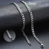 Vintage goudkleurige massieve metalen kraag Cubaanse ketting voor mannen vrouwen Basic Punk 304 roestvrij staal Curb Link Chain Chokers