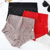 Dames slipjes mode solide kleur buikregeling slanke comfortabel naadloos vrouwelijk ondergoed plus size lingerie dame's briefs mesh