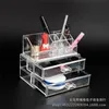 Caixas de armazenamento Organizador de maquiagem acrílica transparente Lipstick Display Stret Rack Cosmético esmalte maquiagem Organizador de grande capacidade