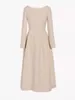 Th~ro Dress Women's Spring/Winter -New Pullover Back Zipper Slim Fit A-line Mid Length