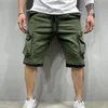 Męskie spodenki Summer Loose Shorts Mężczyznę Jogging krótkie spodnie swobodne fitness Streetwear Multi-Pieszeni Sport Casual Hip Cargo 230410