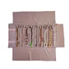 Bolsas de jóias Roll Bag Travel Case Display Holder Up Organizador para Corrente Pingente