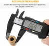 Digital Caliper 6 "150mm Micrometer LCD Gauge Vernier Electronic Measuring Ruler