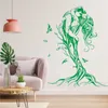 Wall Stickers Couple Wall Decal Abstract Love Tree Vinyl Wall Decal Romantic Bedroom Home Door and Window Wall Decoration Decal Q5 230410