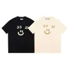 2023 New designer womens t shirt high-end Shirt 2023 Smiling Face Slogan Couple Summer Channel Restricted Item Loose Sleeve