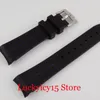 Watch Bands Curved End Rubber Band Strap 20mm Width Lugs Fit 40mm