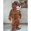 Desempenho pantera marrom trajes da mascote carnaval presentes de halloween tamanho adulto fantasia jogos roupa férias ao ar livre publicidade outfit terno