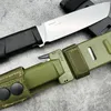 Extrem GIANT MAMBA Lame fixe N690 Couteau avec gaine Camping en plein air Chasse Survie militaire Équipement tactique Autodéfense portable Couteaux droits