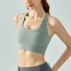 Luluwomen With Logo Loose Breathable Sports Bra Yoga Vest