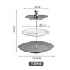 Teller 2/3 Schicht Keramik Obstteller Nachmittag Tee Snack Süßigkeiten Hochzeits Geburtstagsfeier Dessert Kuchen Display Stand Home TableWaresware