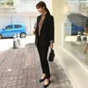 Women's Suits & Blazers Jacket Female 2023 Autumn Ol Small Suit Feet Pants Two Sets Of Temperament Fashion Solid Color Slim Overalls Clothes