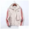 2023 Modedesigner Mens Jacket Good Spring Autumn Outwear Windbreaker dragkedja Klädjackor Päls utanför kan sportkläder Dro Dhlmp