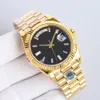 OBEJRZYJ AUTOMATYCZNE MECHANICZNE 2836 Watchy ruchowe 40 mm Sapphire Waterproof 904L Pasek ze stali nierdzewnej Regulowany Montre de luksusowe na rękę