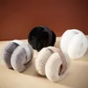 Ear Muffs High Quality Earmuffs Faux Rabbit Fur Hang Ear Cover Warm Winter Headwear Ear Muffs Fur Earmuffs Unisex Adult Ear Warmer Fold 231109