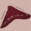 Ethnic Clothing Malaysia Headscarf Embroidery Women Headwear Muslim Islamic Arab Instant Amira Cap Hijab Head Wrap Shawls Cover Khimar