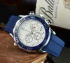 Topkwaliteit horloge keramische bezel Rologio blauwe wijzerplaat heren herenhorloges quartz uurwerk luxe horlogehorloges