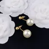 Stud Earrings Fashion Classic Vintage Large Pearl Pendant Temperament Refined High-grade Feeling