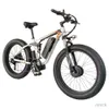 Rowery 2000 W podwójny silnik rowerowy Smlro V3 Pro 26 cali 48V 28 MPH 16AH 22.4AH Snow Mountain Bike Pełne zawieszenie EBIKE dla dorosłych M230410