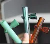 Embudo Chimenea Vidrio Pipas para fumar a mano 12 cm 7 colores Apisonadoras Pipa de tabaco coloreada Quemadores de aceite Tazón Accesorios para herramientas