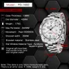 Armbanduhren PAGANI Design Herren Automatische Mechanische Uhren GMT Uhr 42mm Saphir Edelstahl Wasserdichte Uhr Reloj Hombre 231109