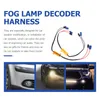 System oświetlenia Inne 2PCS trwałe przydatne rezystor obciążenia adapter lampa mgły mgły przeciw flashowanie Dekoders