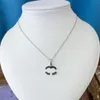 Collana regalo di amore di alta qualità Collana di diamanti di fascia alta di stile di moda Collana di ciondolo di marca di design Collana di gioielli di marca di lusso di Natale Collana di regali per feste di nozze