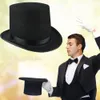 Breda Brim Hatts Bucket Collapsible Deluxe Black Top Hat Kids Adult Magician Jazz Stage Performances Fashion Party Costume Gentleman 231110