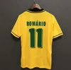 Maillots de football rétro Brésil PELE Ronaldo Ronaldinho KAKA R. CARLOS Brésil RIVALDO Maillots de football classiques pour hommes 1997 1998 2000 2002 2004 2006 DOMICILE LOIN 98 0 02 04 06