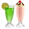 Transparent Juice Glass Cold Drink Milk Tea Cup Home Restaurant Creative Vertical Bar Drink Smoothie Ice Cream Milkshake Cup