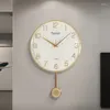 Väggklockor lyx kreativ klocka vardagsrum mode enkelt modernt sovrum fancy elegant tyst konst reloj Pared Home Decor