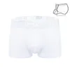 Sous-vêtements ORLVS Trendy Men's Culotte Simple Jeunesse Bague Lift U Convexe Sexy Mi-hauteur Boxers OR210B