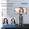 selfie monopods 360 التناوب كاميرا مثبت gimbal selfie stick monopod tracking tracking gimbal ptz للهاتف الذكي tiktok live الهاتف المحمول Q231110