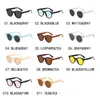 Sunglasses Trend Brand Designer Men Classic Vintage Round Women's Korean Fashion Multicolor Oval Frame Eyewear UV400Oculos DeSol