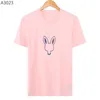 Psychos Bunnys Summer Casual T Shirt Mens Womens Szkielet Rabbit 2024 Nowy projekt Multity Men Men Shirt Projektant mody Para Krótki szef Polo 139