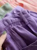 Jeans pour femmes haut de gamme spectacle amincissant et grand violet pour les femmes automne hiver rue large jambe denim pantalon dame 2023