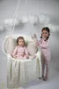Set di abbigliamento AS pigiama stampato per bambini morbido set elasticizzato per neonata 231109
