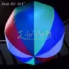 Boule lumineuse gonflable personnalisée à éclairage LED, boule suspendue gonflable, tache de couleur, ballon froid, adapté aux Concerts