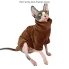 Hondenkleding Winter Kattenkleding Voor Sfinx Warme Hoodies Huisdieren Dikkere jas Kittens Mopshond Jas Chihuahua Herfst Dubbelzijdig Plus Fluweel