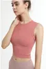 LL Vrouwen Yoga Sport Bh Crop Top Bodycon Tank voor Fitness Bras Meisje Hoge Elasticiteit Sport Tank Ondergoed Running gym JY014