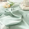 Bed Skirt Solid lace bedding French pillowcase beige mattress cover bedding King's home decoration textiles multiple sizes multiple colors #/ 230410
