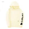 Męskie bluzy bluzy proste carhart nowe męskie i damskie sweter Plush Fashion Sports Hoodie