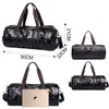 BASSE DUFFEL BASS PU PIELLE SPORTICA SPORTICA UMANO PER YOGA SPORTO NERO SPORTS BLACO FITHENT MASCHIO PASCHE MASCHIO WEEKING GIOCHI