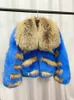 Women's Fur Faux Fur OFURTEBUY Natural Real Fox Fur Coat Women Fur Coat For Women Warm Luxury Winter Jacket Women Promotion Female Vest Plus Size 231110