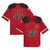 F1 Team Racing T-Shirt Forma 1 Driver Football T-Shirts Season Race Clothing Red Car Fans Jersey Summer Mens Tops X1L7