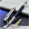 Penne a sfera Promozione all'ingrosso Petit Prince Blu e Sier Pen / Roller Ball Squisita cancelleria per ufficio 0,7 mm per il regalo di Natale Dh9Qp