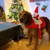 Vestuário para cães Pet Roupas de Natal Cachorro Gato Engraçado Casaco Casaco Cavalo Traje Papai Noel Outono Inverno Suprimentos para cães médios grandes 231110